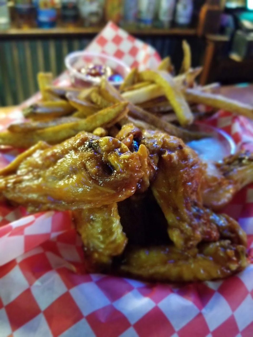 Teriyaki Wings and Fries